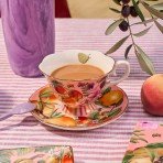 Tea Cup + Saucer | Bountiful Harvest Tea Cup + Saucer | Bountiful Harvest